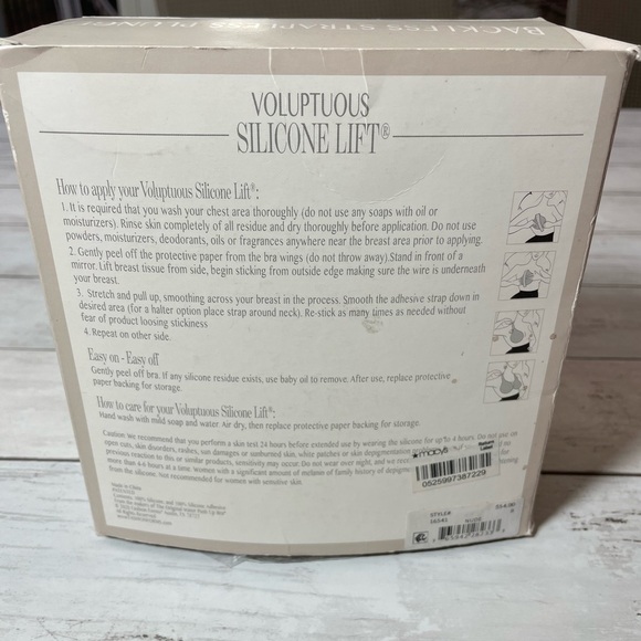 Fashion Forms Voluptuous Silicone Lift Backless Strapless Plunge B DDD - Picture 10 of 15